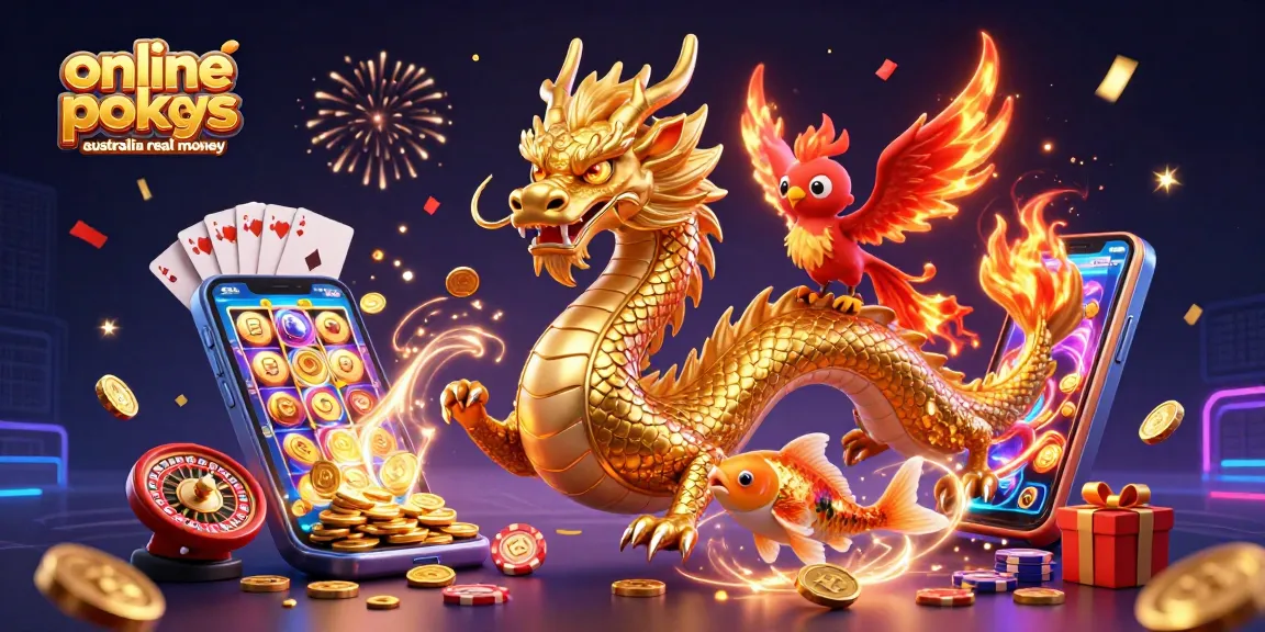 Play thrilling online pokies Australia real money with vibrant casino elements.
