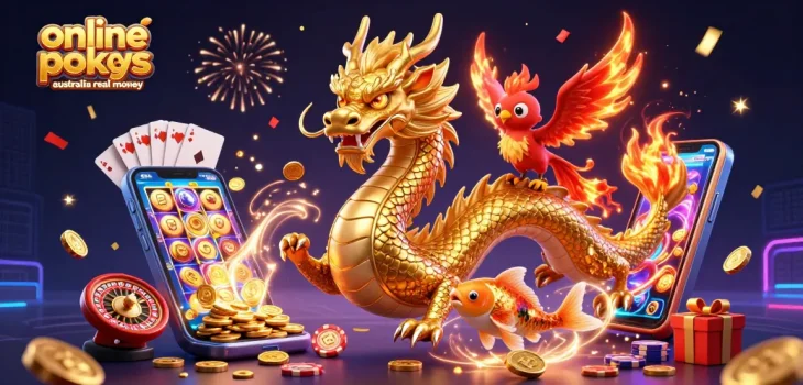 Play thrilling online pokies Australia real money with vibrant casino elements.